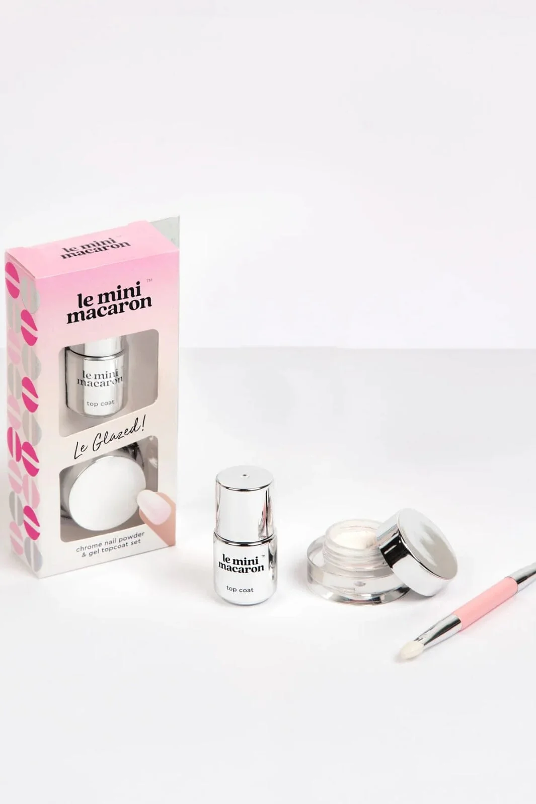 Le Mini Macaron Chrome Manicure Set chrome powder set