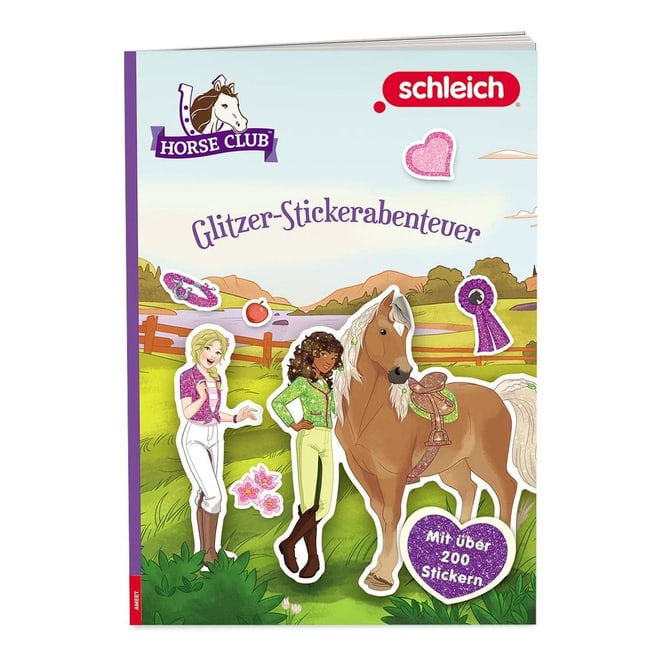 SCHLEICH® Horse Club™ - Glitzer-Stickerabenteuer - Mit über 200 Stickern