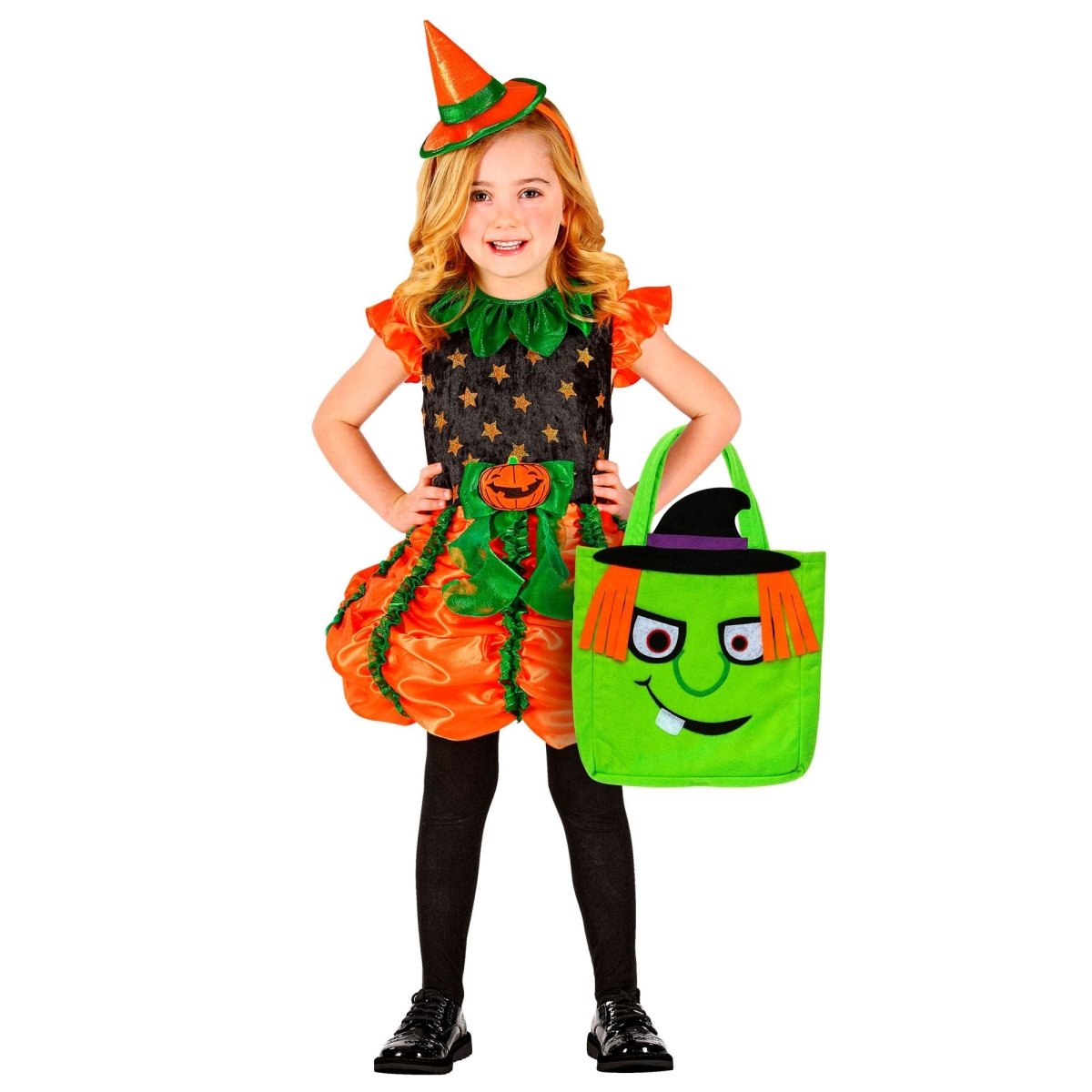 Halloween Tas Groen Heks
