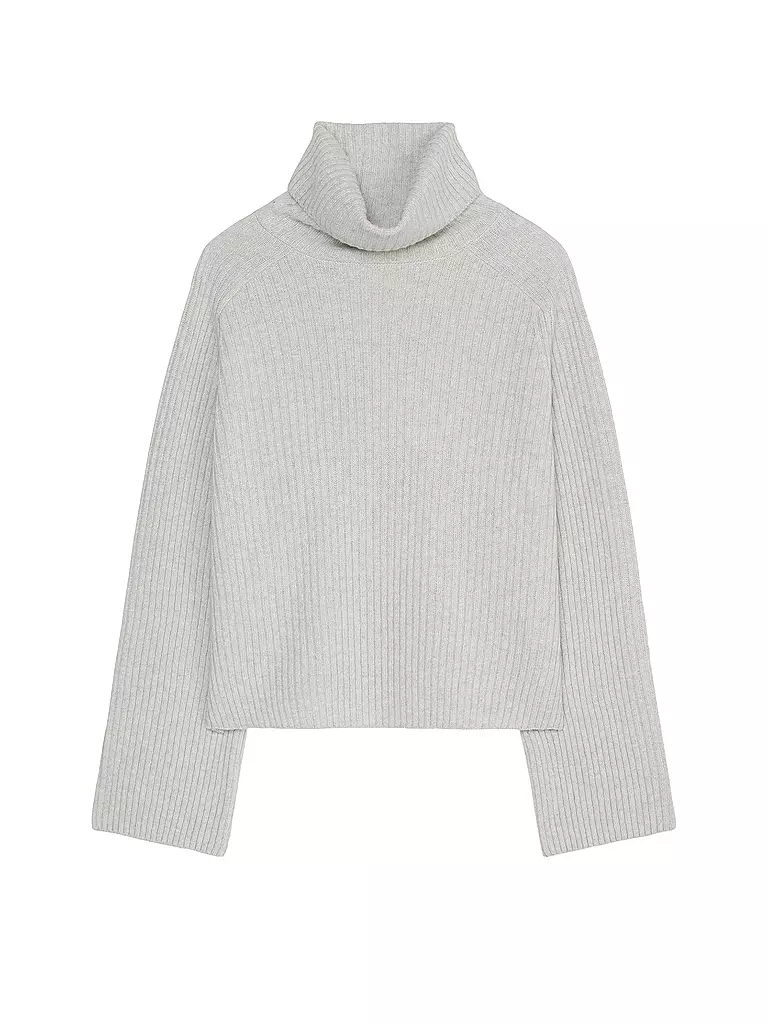 MARC O'POLO Rollkragenpullover hellgrau