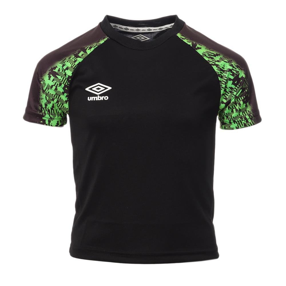 Umbro T-shirt Noir/Vert Garçon Umbro Format