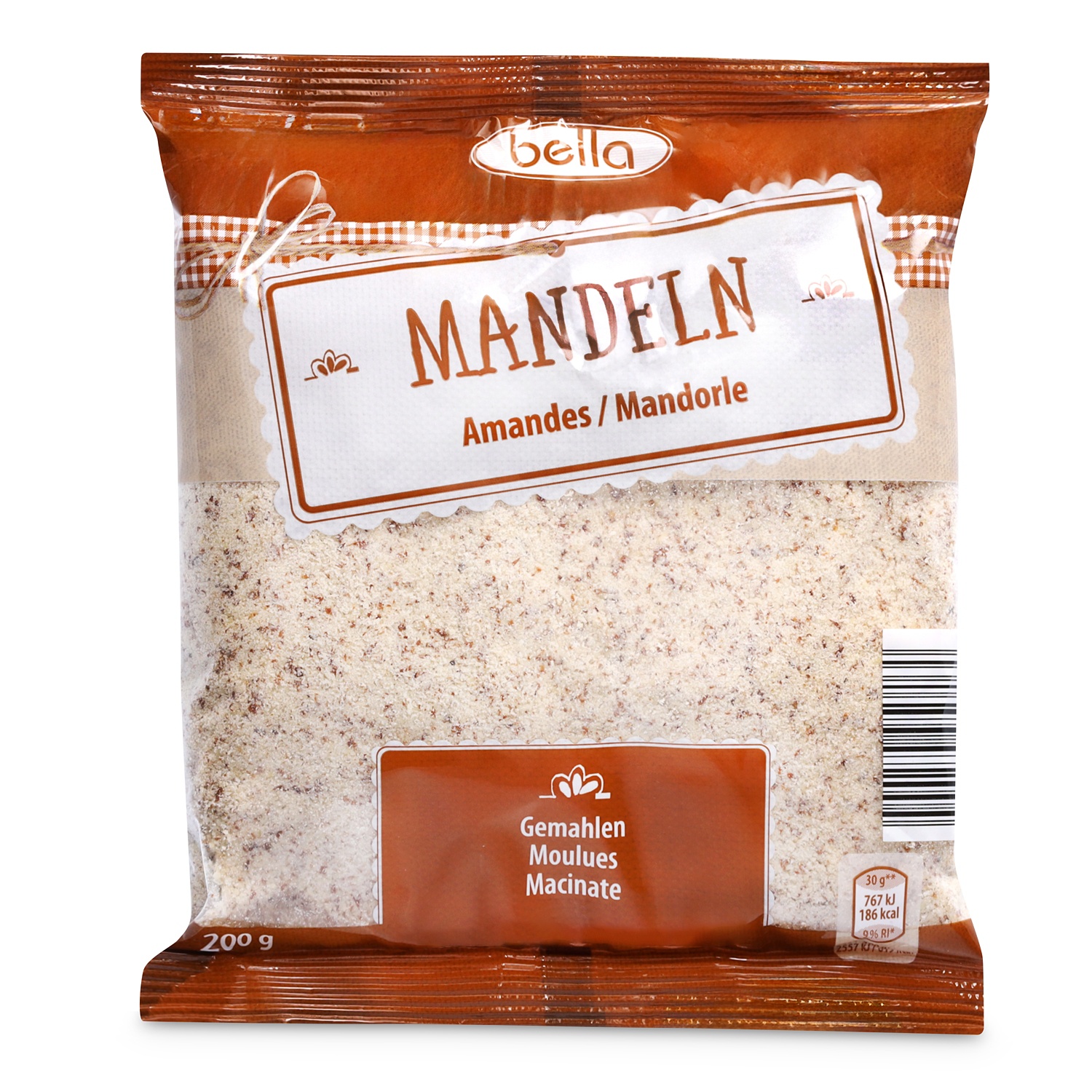 BELLA Mandeln gemahlen 200 g