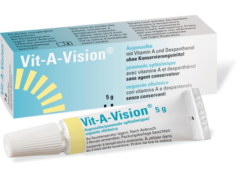 OmniVision Augensalbe Vit-A-Vision  5 g Befeuchtende Augensalbe