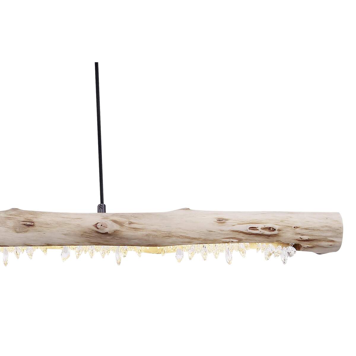 Globo LED-Pendelleuchte Felicitas Natur