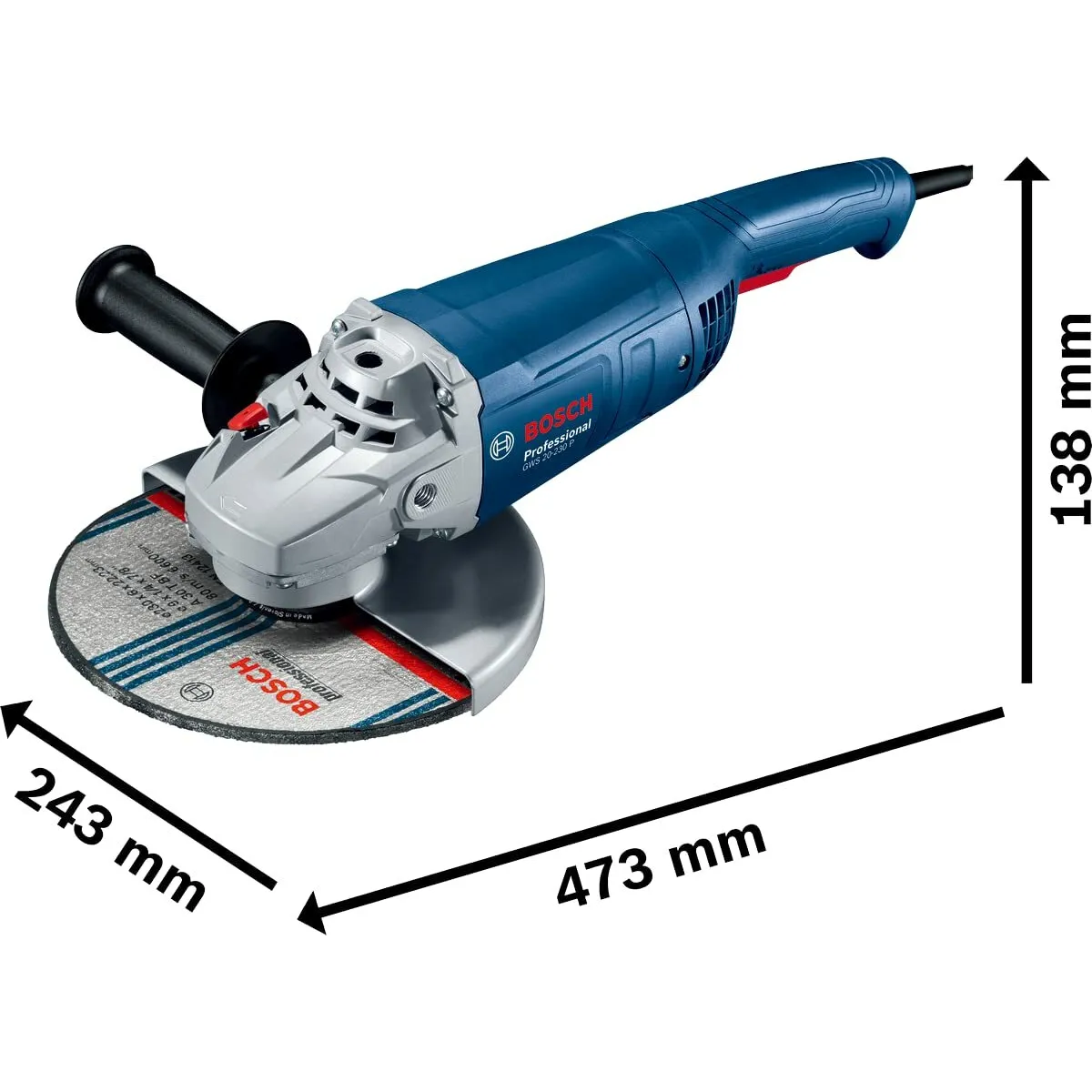 BOSCH GWS 20-230 P + DD
