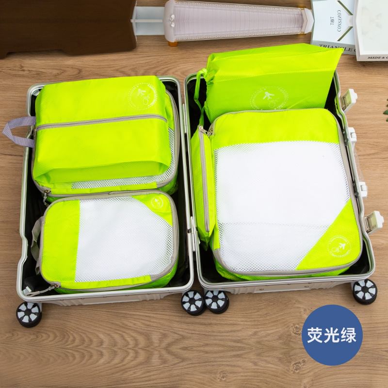 Masae - Set van 6: Compress Travel Packing Cube kledingorganizer (verschillende ontwerpen)