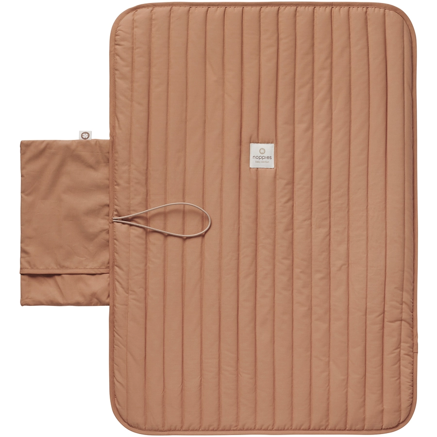 Noppies Wickelunterlage Poplin portable 50x70 cm Indian Tan