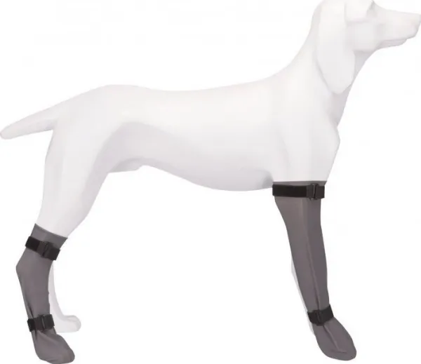 Trixie Beskyttelses strømpe, silikone, S: 6 cm/30 cm, grå
