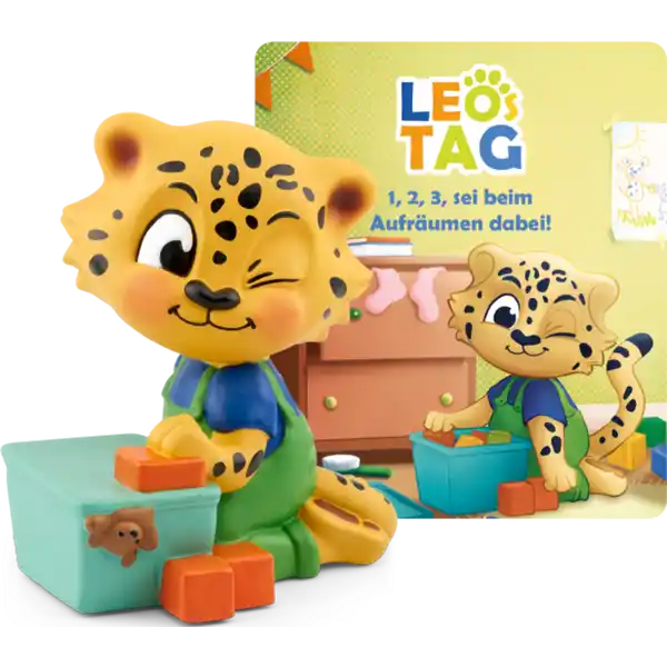 Hörfigur Leo´s Tag - 1, 2, 3, sei beim Aufräumen dabei!