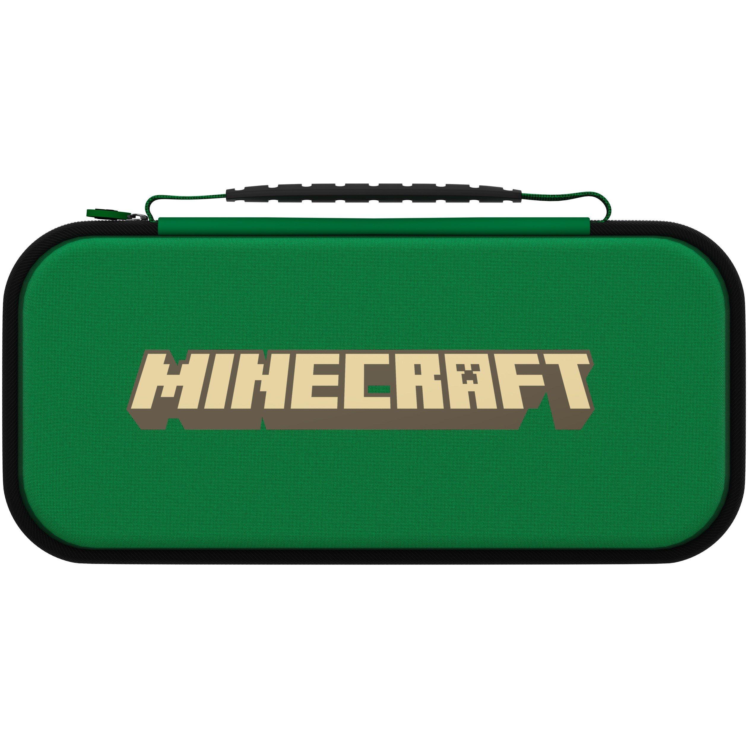 PDP REALMz™ Nintendo Switch Travel Case Plus GLOW: Minecraft Forest Battle