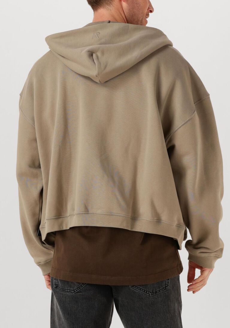 zand represent sweater initial boxy zip hoodie