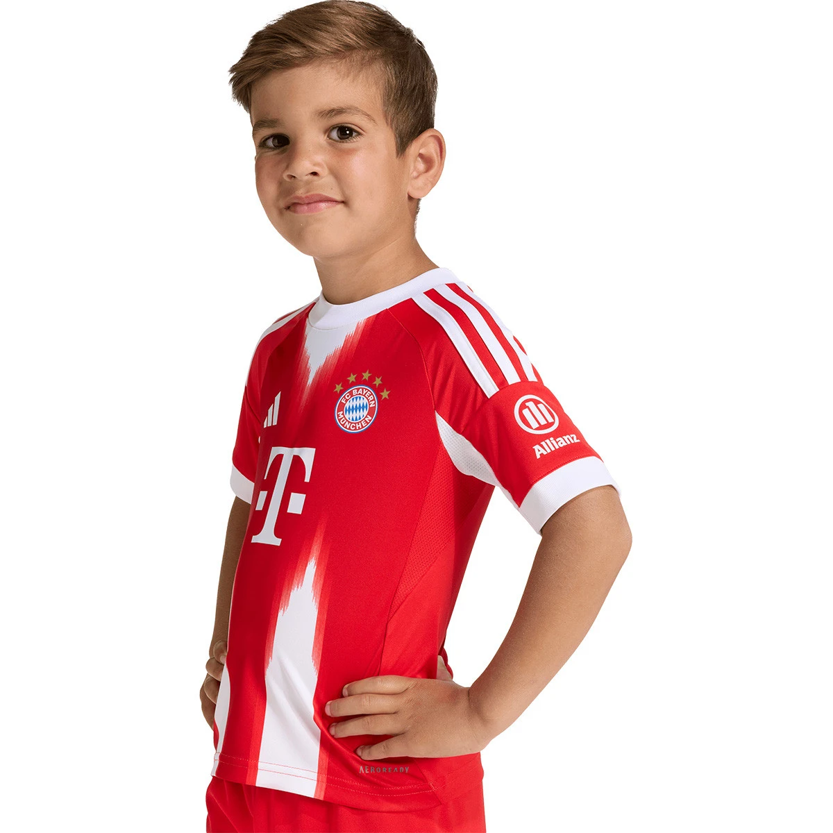 Conjunto adidas FC Bayern Primeiro Equipamento 2025-2026 Criança