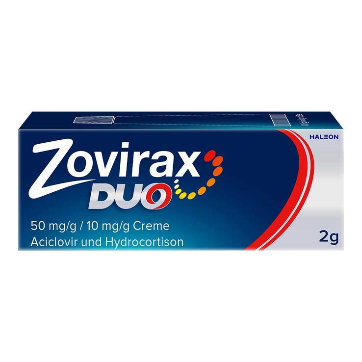 ZOVIRAX Duo 50 mg/g / 10 mg/g Creme, 2 g