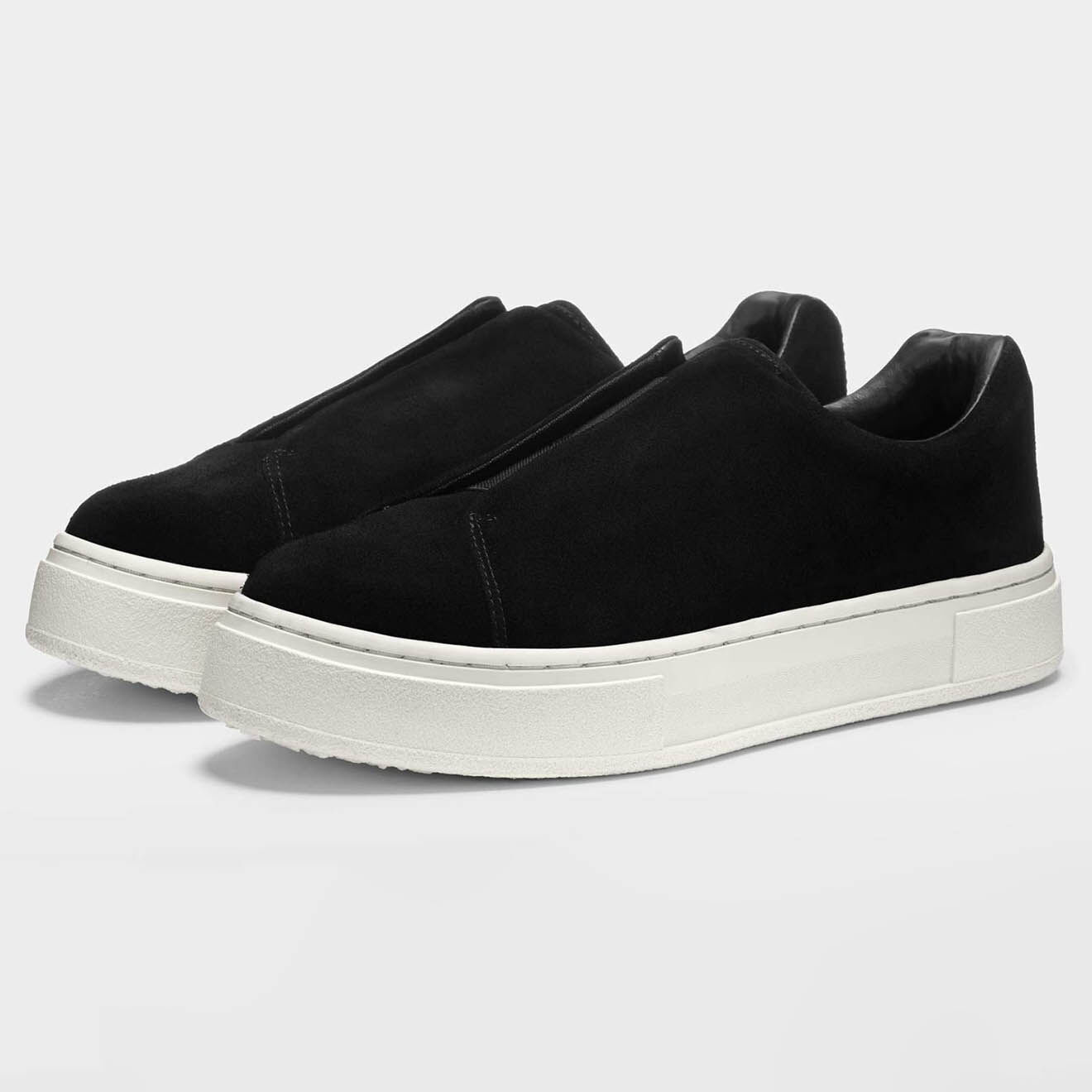 Eytys Baskets en Velours de Cuir Doja So Suede noires