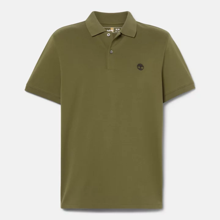 Polo stretch Merrymeeting River pour homme en vert