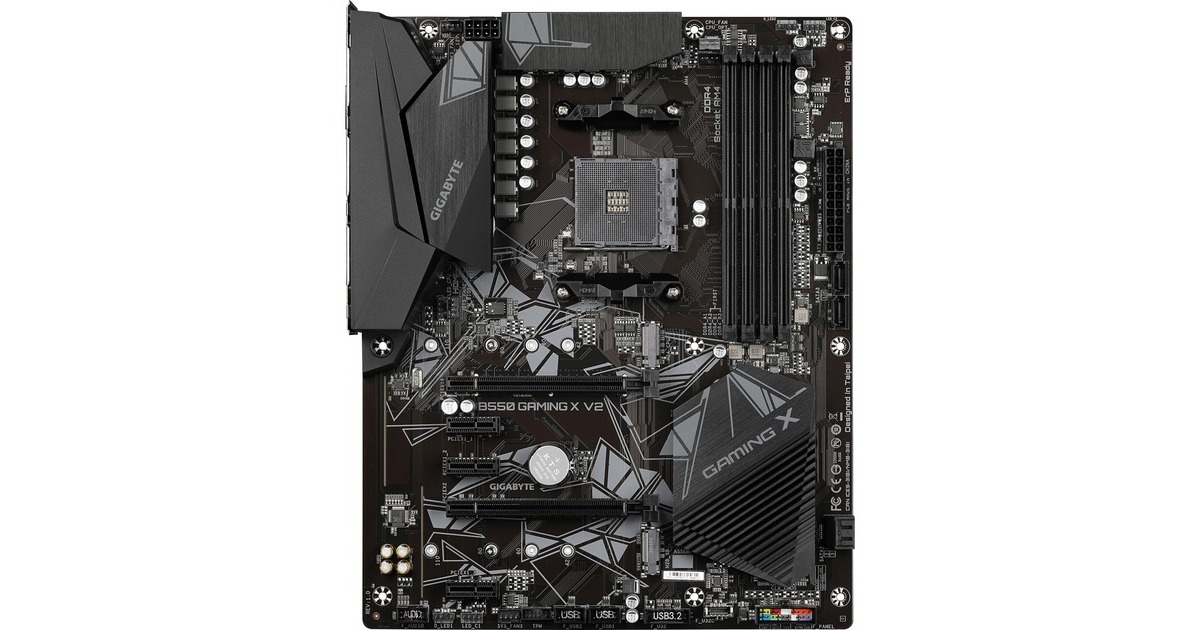 GIGABYTEB550 GAMING X V2 socket AM4 moederbord  (Zwart, RAID, Gb-LAN, Sound, ATX)