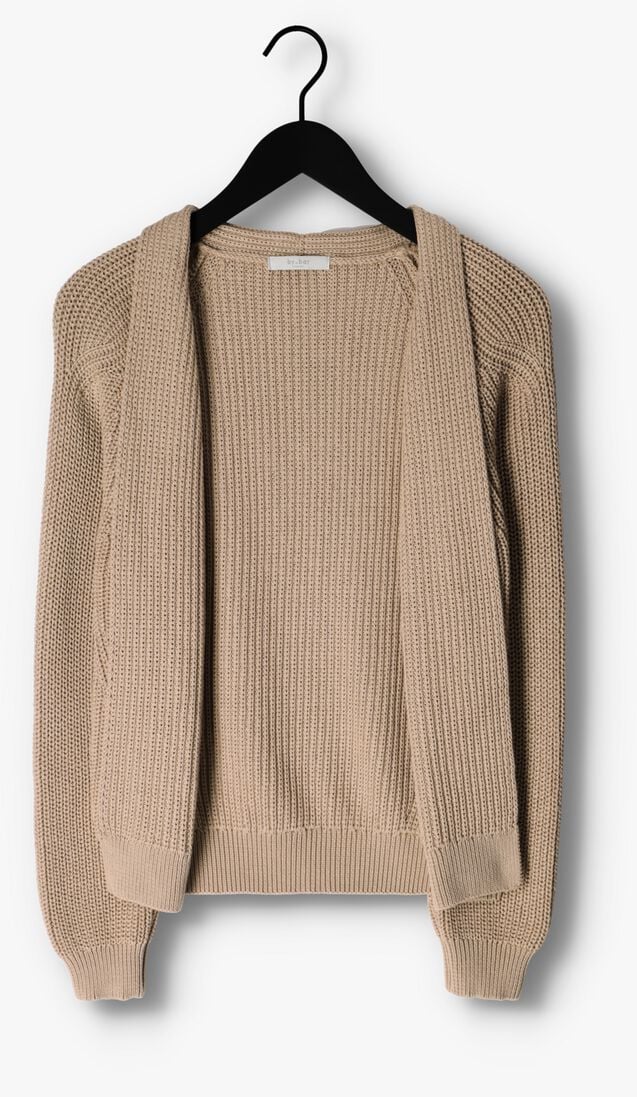 BY-BAR beige by-bar vest berry cardigan