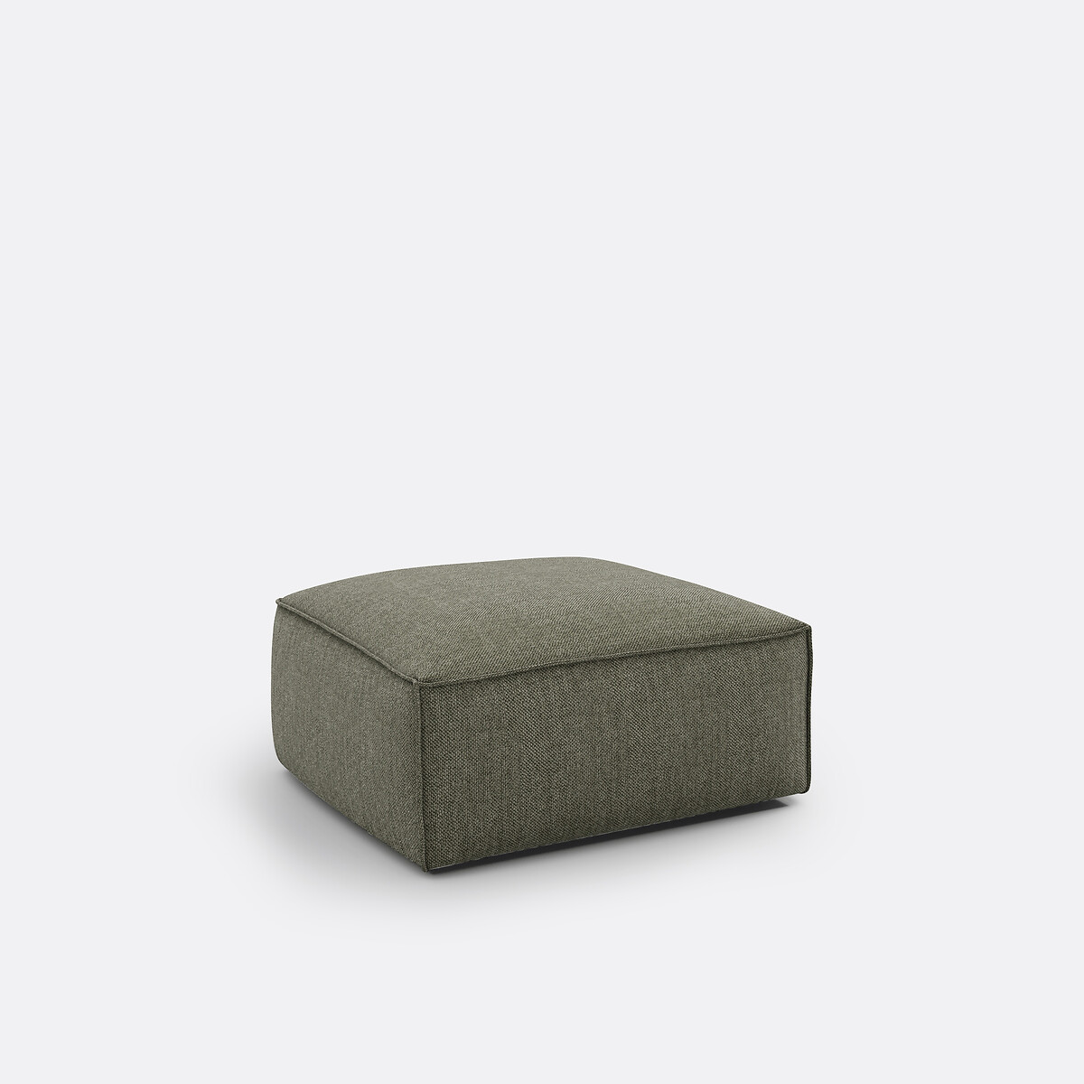 LA REDOUTE INTERIORS<br>Puf de tecido texturizado, Seven