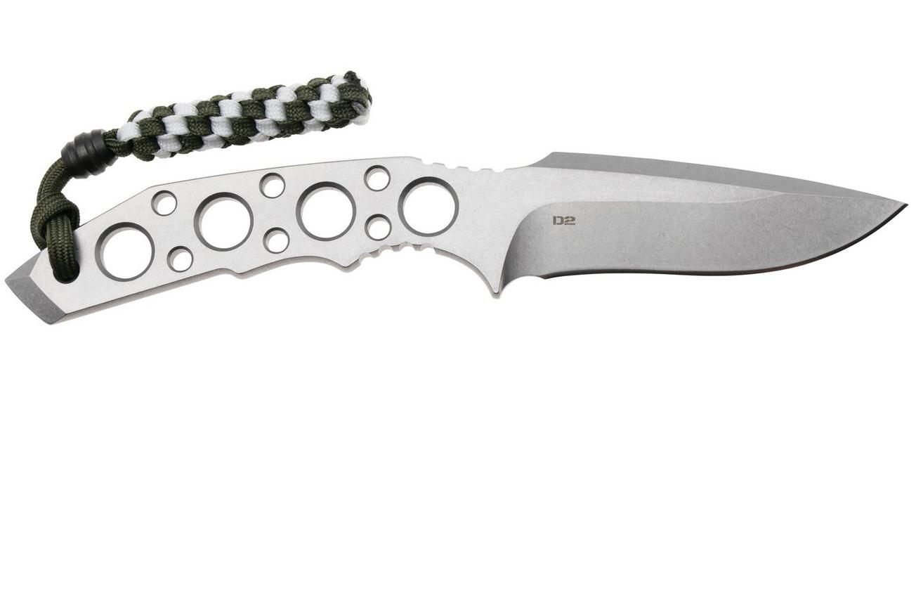 Pohl Force Charlie Three Gen 2, 6111, Stonewashed D2, vaststaand mes