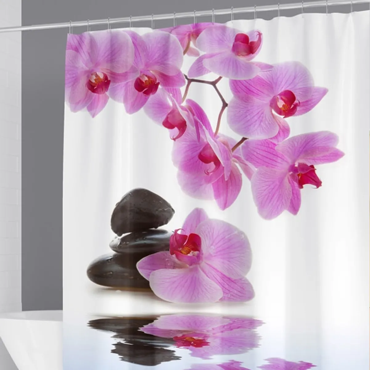 Universal Rideau de douche en polyester - Zen
