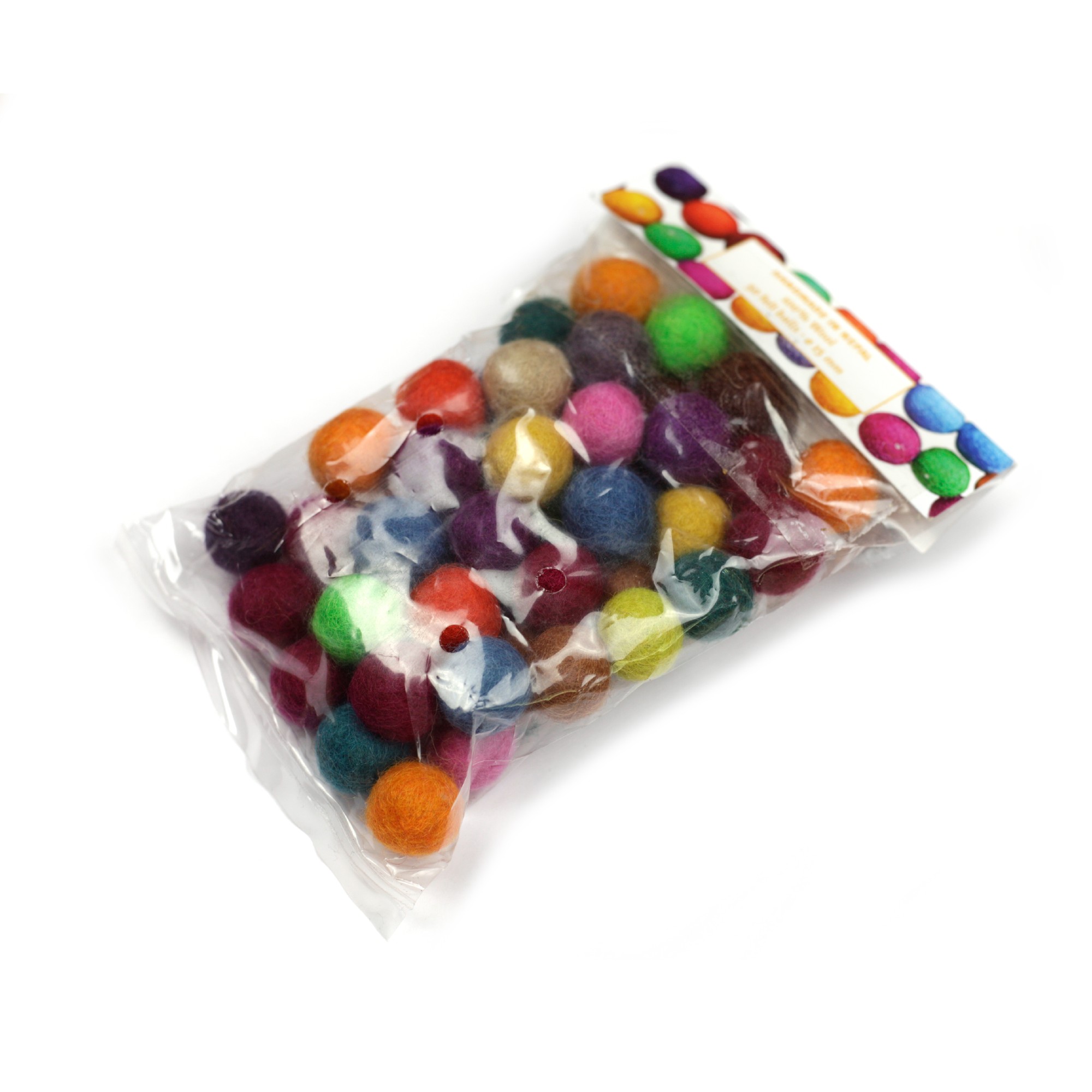Filz-Pompons, multicolor, Ø 15 mm günstig bestellen