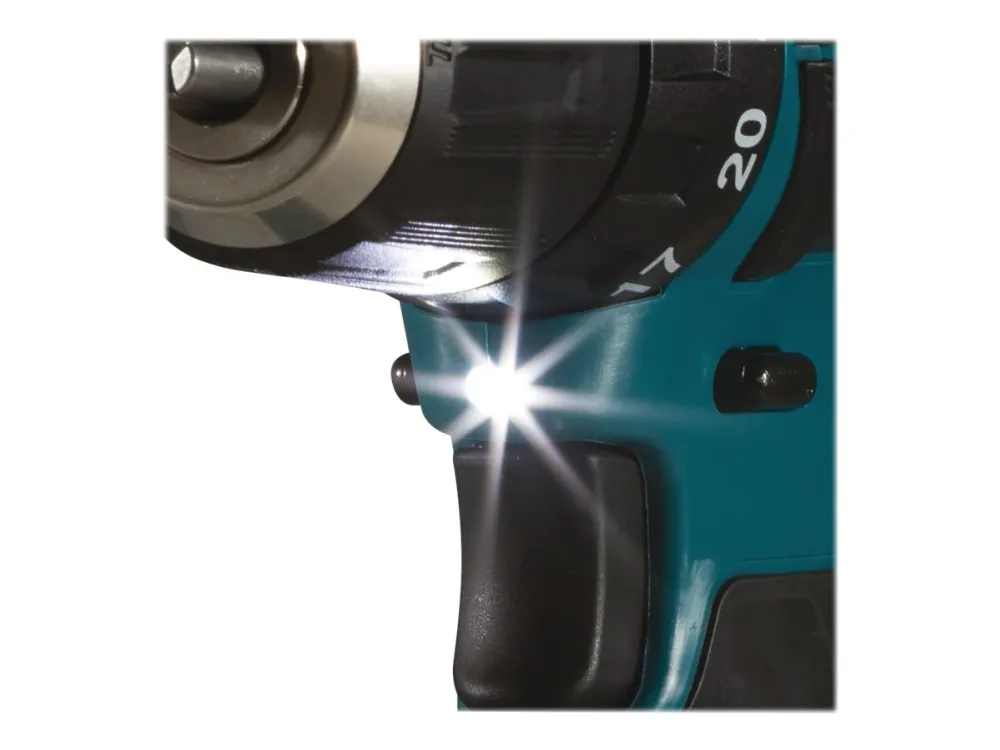 Makita - Støddriver - ledningfri - 2-hastigheders - nøgleløs borepatron 10 mm - 30 N·m - 2 batterier - 12 V