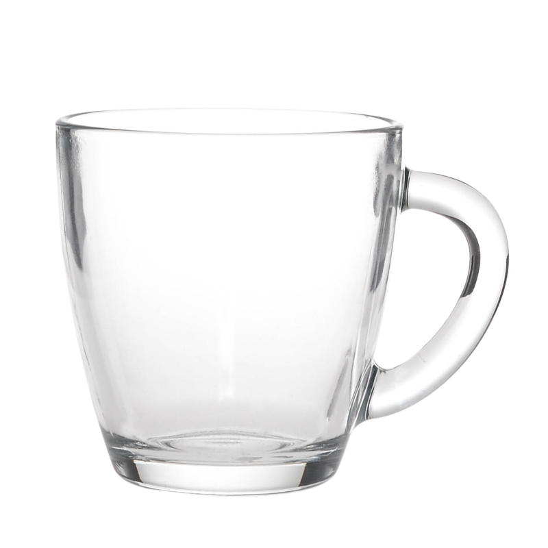 Mug à café transparent