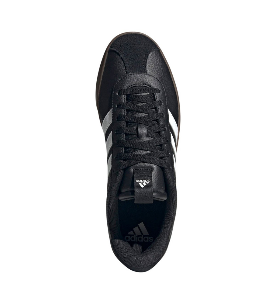 Tênis adidas Vl Court 3.0 de couro preto