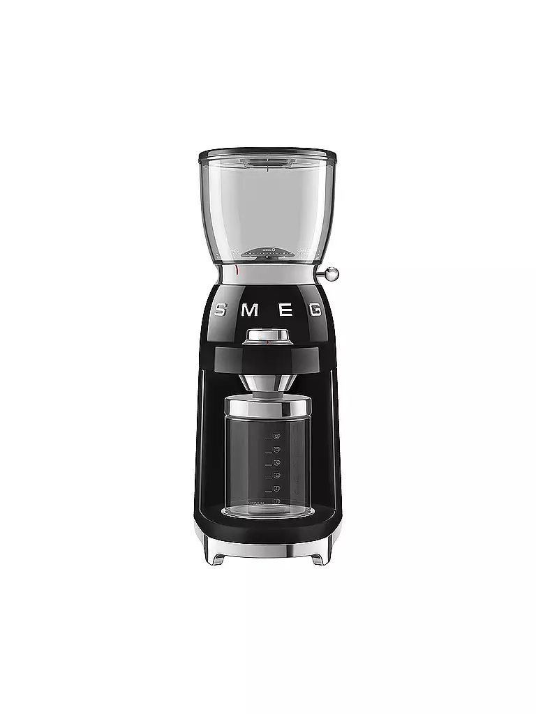 SMEG Kaffeemühle 50s Retro Style Schwarz CGF01BLEU schwarz