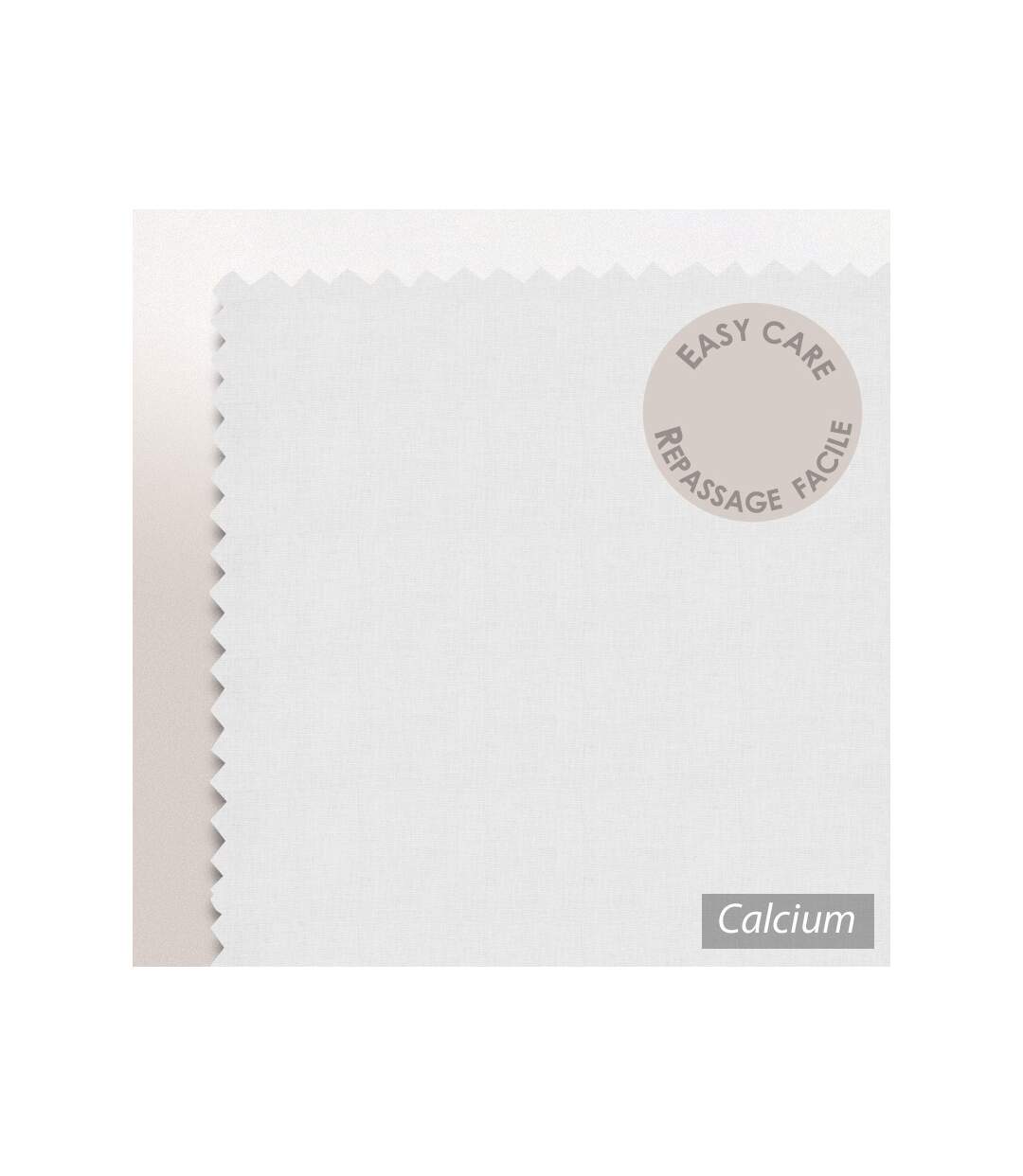 Drap housse uni 160x200 cm coton ALTO Calcium