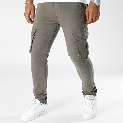 Pantalon Cargo Gris
