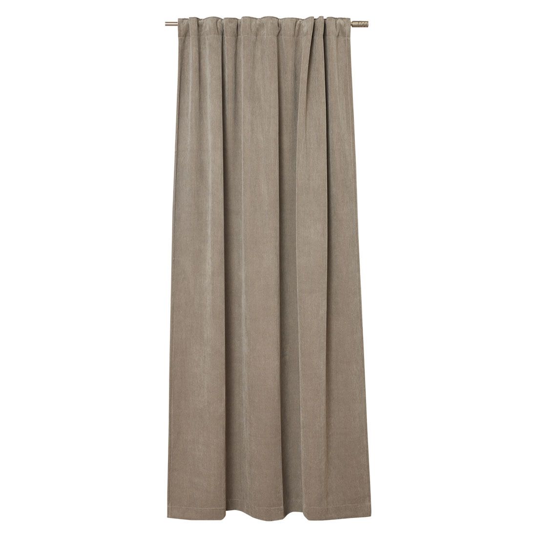 Gardin kordfløyel 220 Monokrom