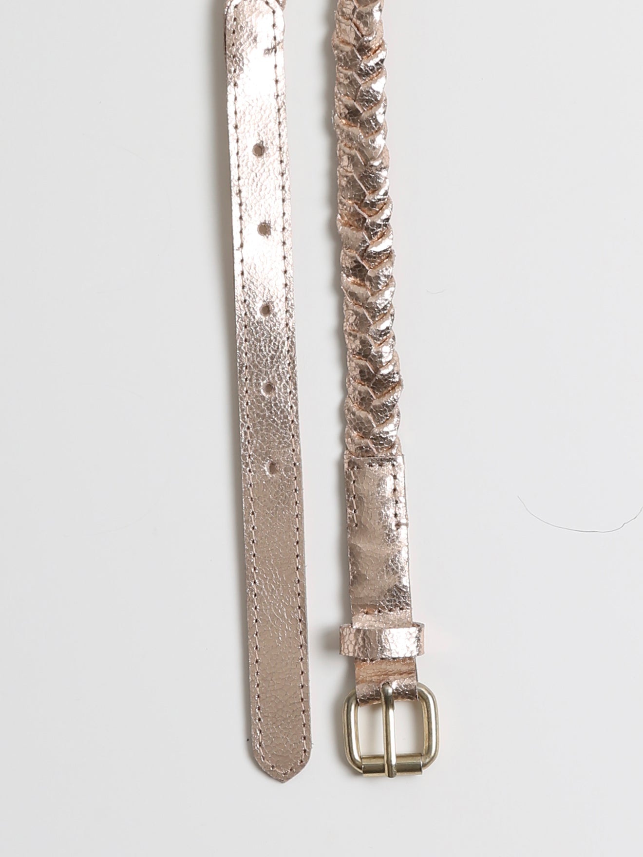 CEINTURE TRESSÉE EN CUIR FILLE