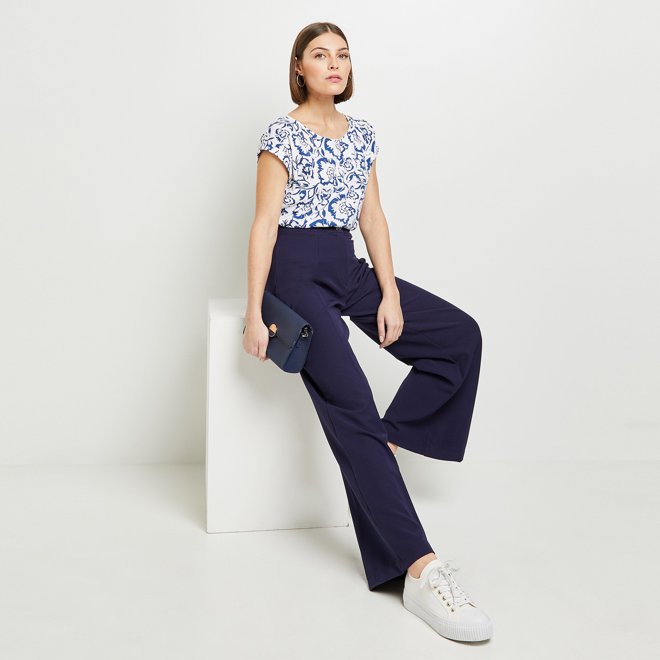 Tshirt imprimé femme - BLANC