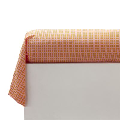 Linge de lit carreaux graphiques