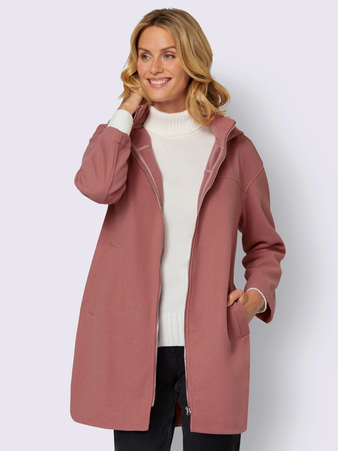 Veste longue veste mi-saison légère