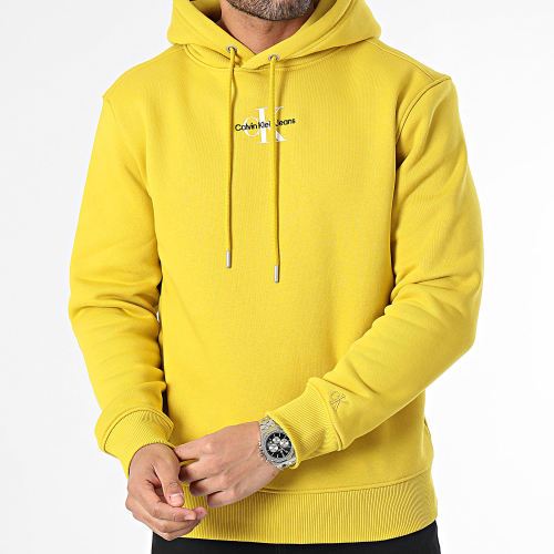 Sweat A Capuche 3749 Jaune Moutarde