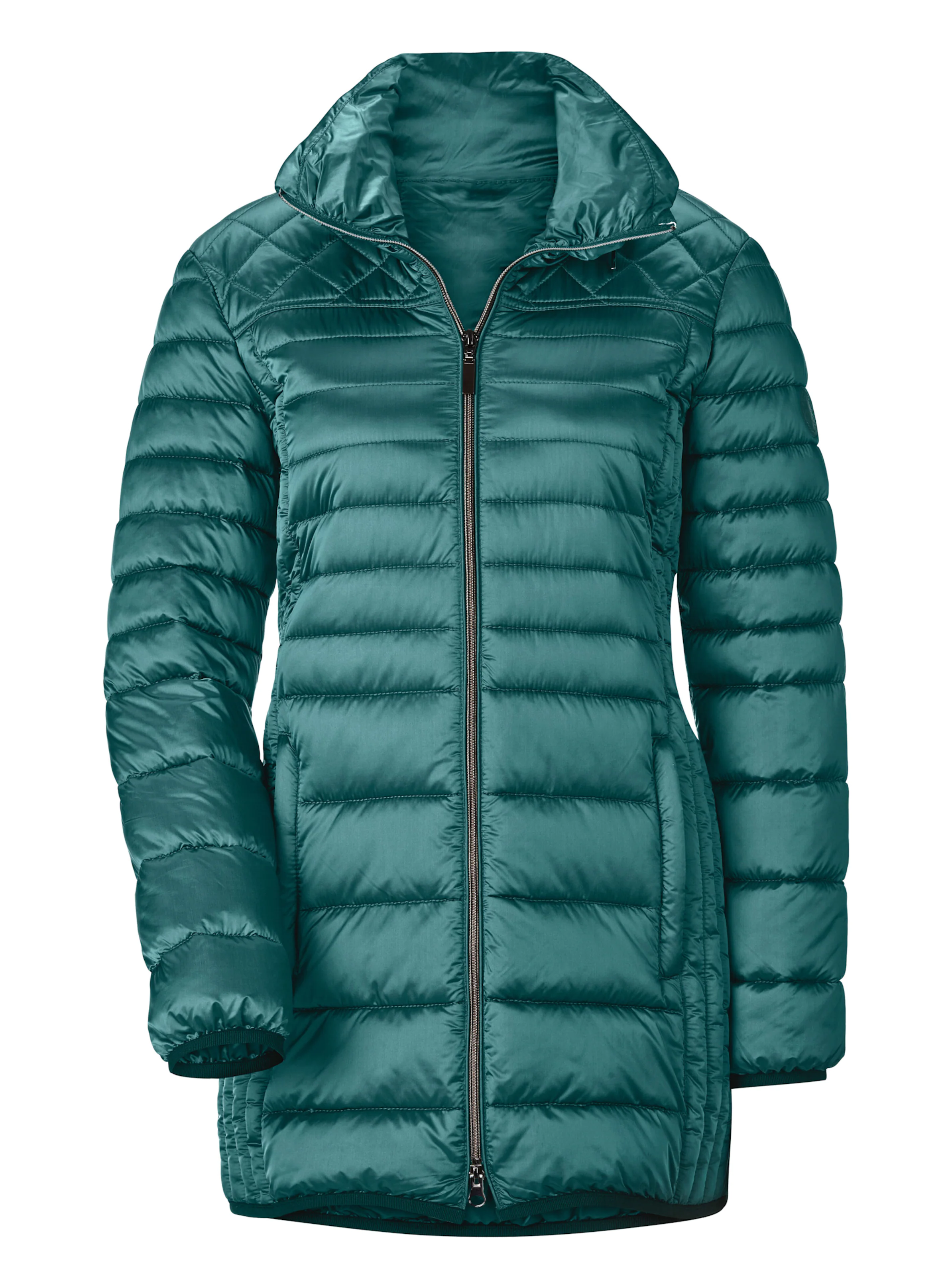 Steppjacke in petrol