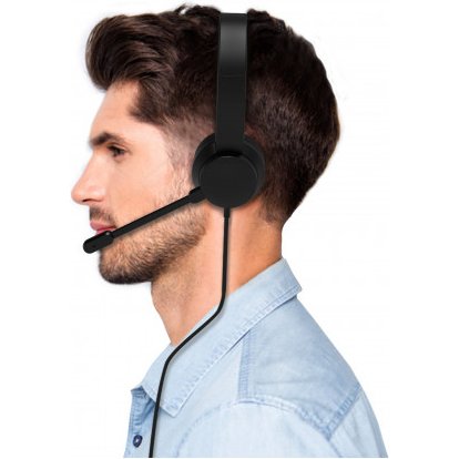 Port Designs 901605 casque Avec fil Arceau USB Type-A Noir