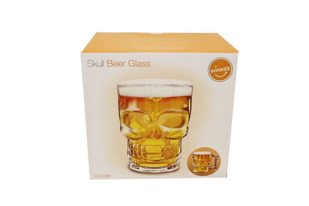 Winkee - Skull Beer Glass