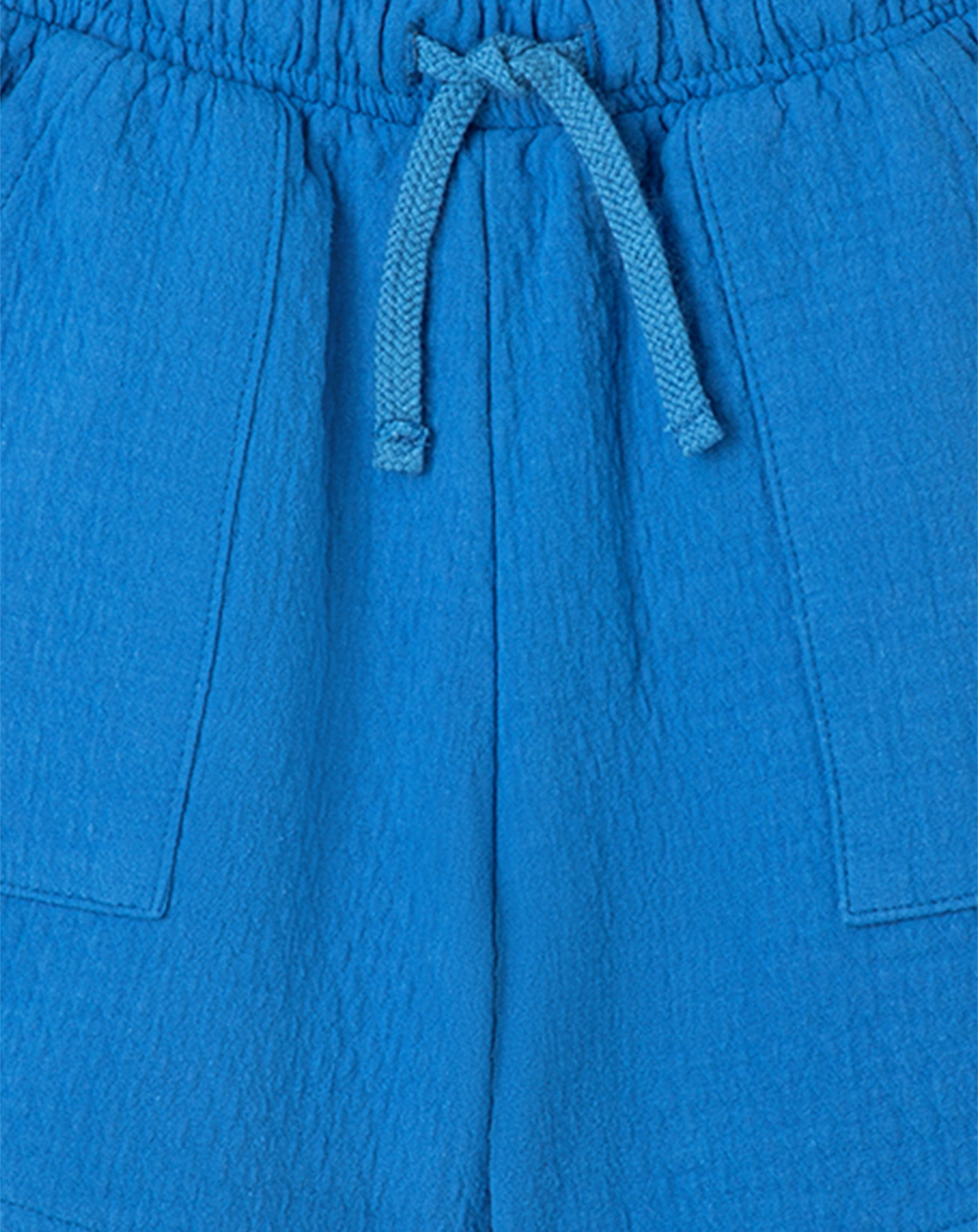 Shorts COTTON in blue aqua
