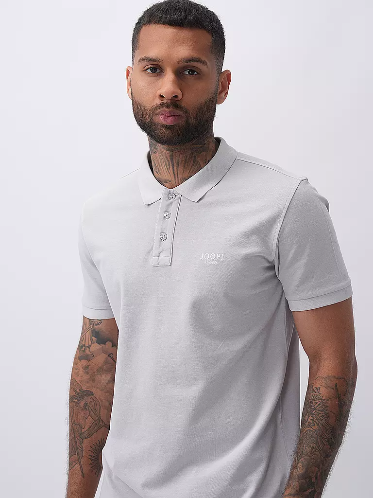 JOOP Poloshirt AMBROSIO hellgrau