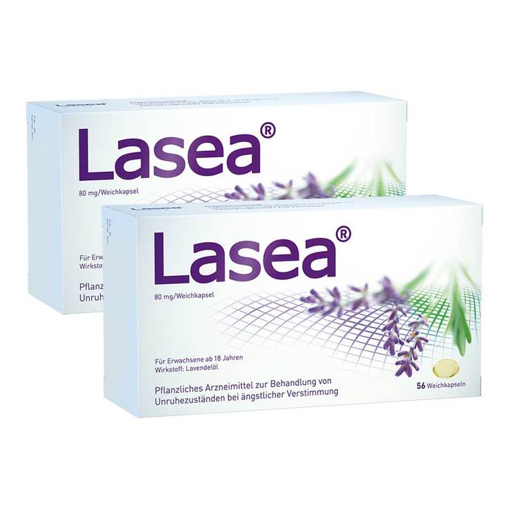 Lasea Weichkapseln bei innerer Unruhe, 2x56 St