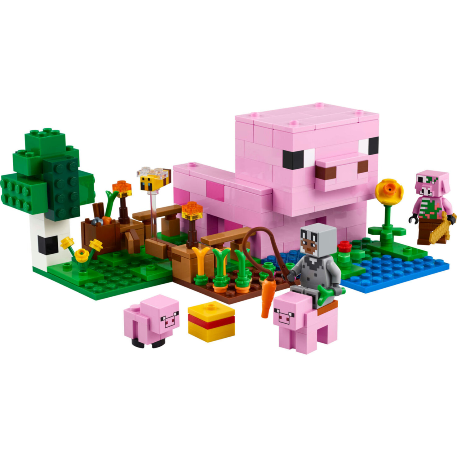 LEGO® Minecraft 21268 Das Babyschwein-Haus ab 7 Jahren