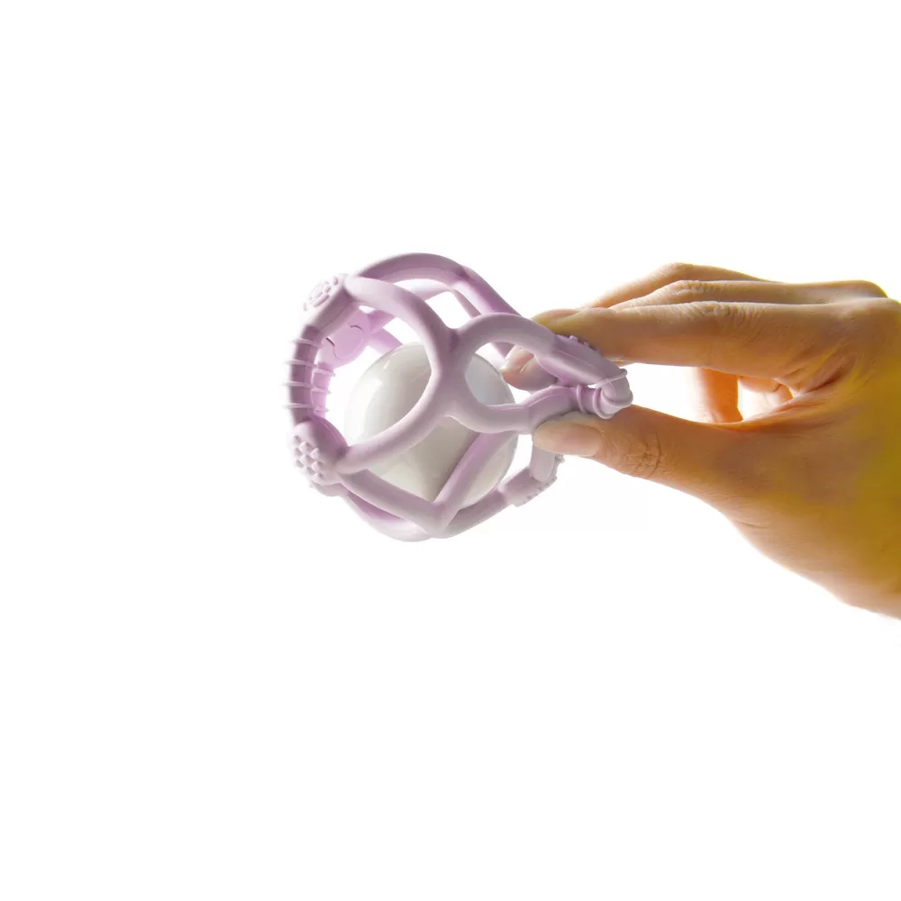 Kidsme Silicone Teething Ball Plum