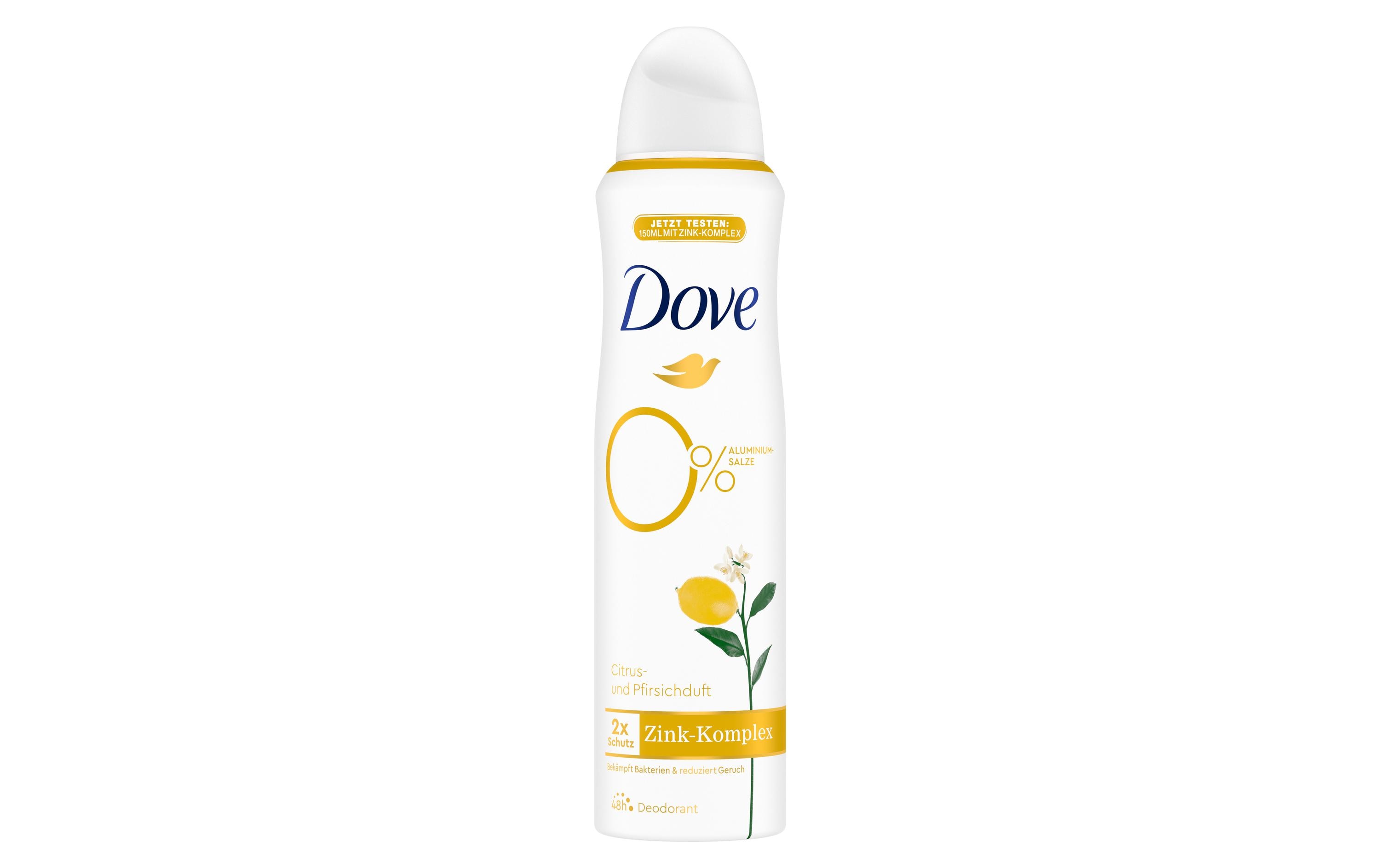 Deo Spray Citrus und Pfirsich 150 mlDeodorant-Spray ohne Aluminiumsalze
