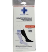 SolvaCare Compressiekous zwart XL 29 – 33 cm (1 paar)
