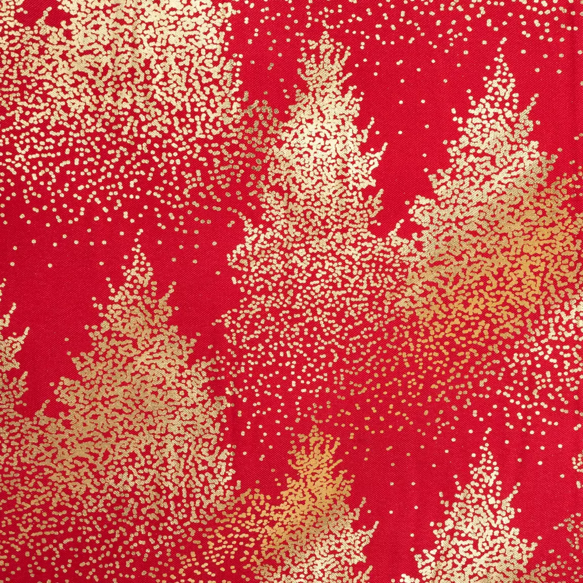 Nappe de Noël rectangulaire (140 x 240 cm) Sapin Rouge