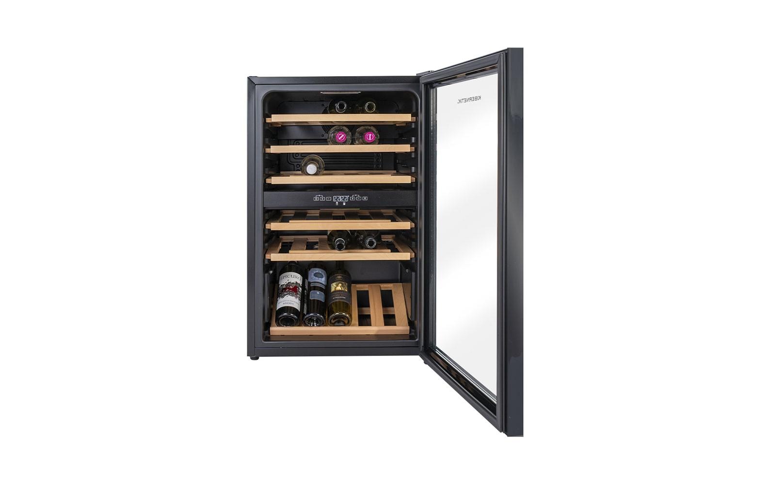 Weinkühlschrank WKH39D Rechts, Schwarz<br>Weinklimaschrank 2 Zonen