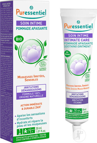 Puressentiel Hygiène Soin Intime Pommade Apaisante Bio 30ml